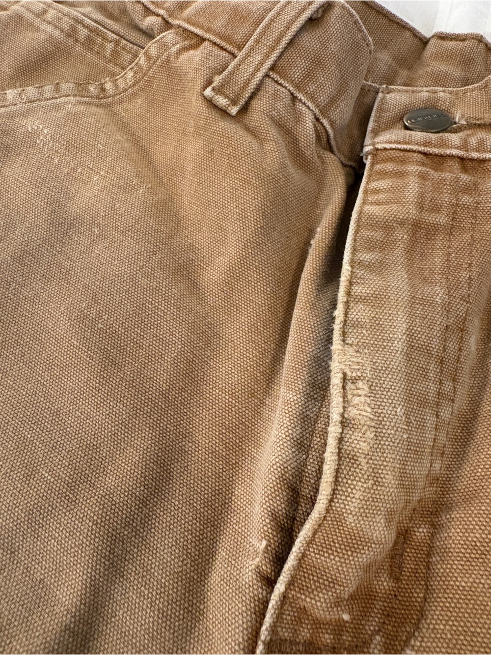 Carhartt Men's Tan Cargo Work Pants - Picture 8 of 10